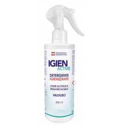 Erboristeria Magentina IgienActive Detergente Igienizzante Spray Multiuso a base alcolica 250ml