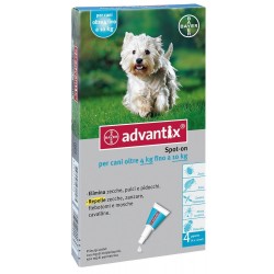 Advantix Spot-on 4 pipette per cani di 4-10kg