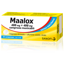 Maalox s/z 30 Compresse limo400  +400  mg